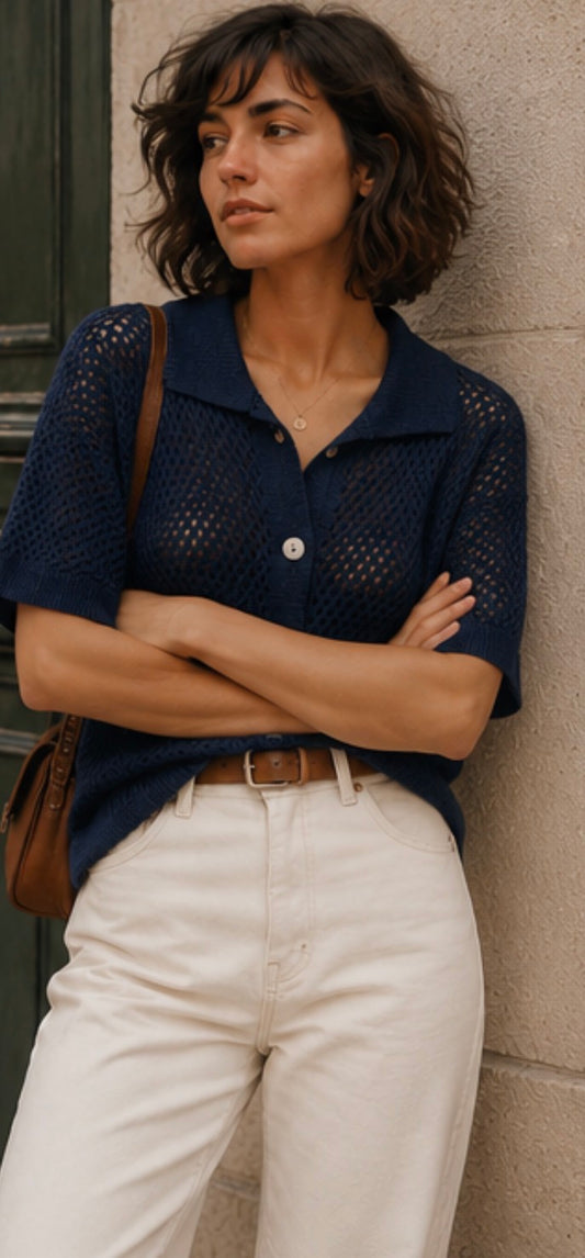 Gilet EMELINE - Marine