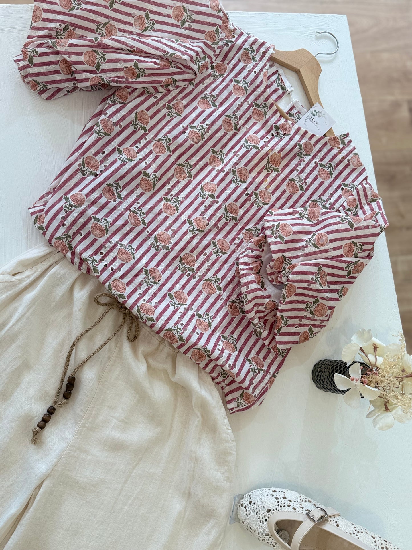 Blouse DELPHINE - Terra cotta