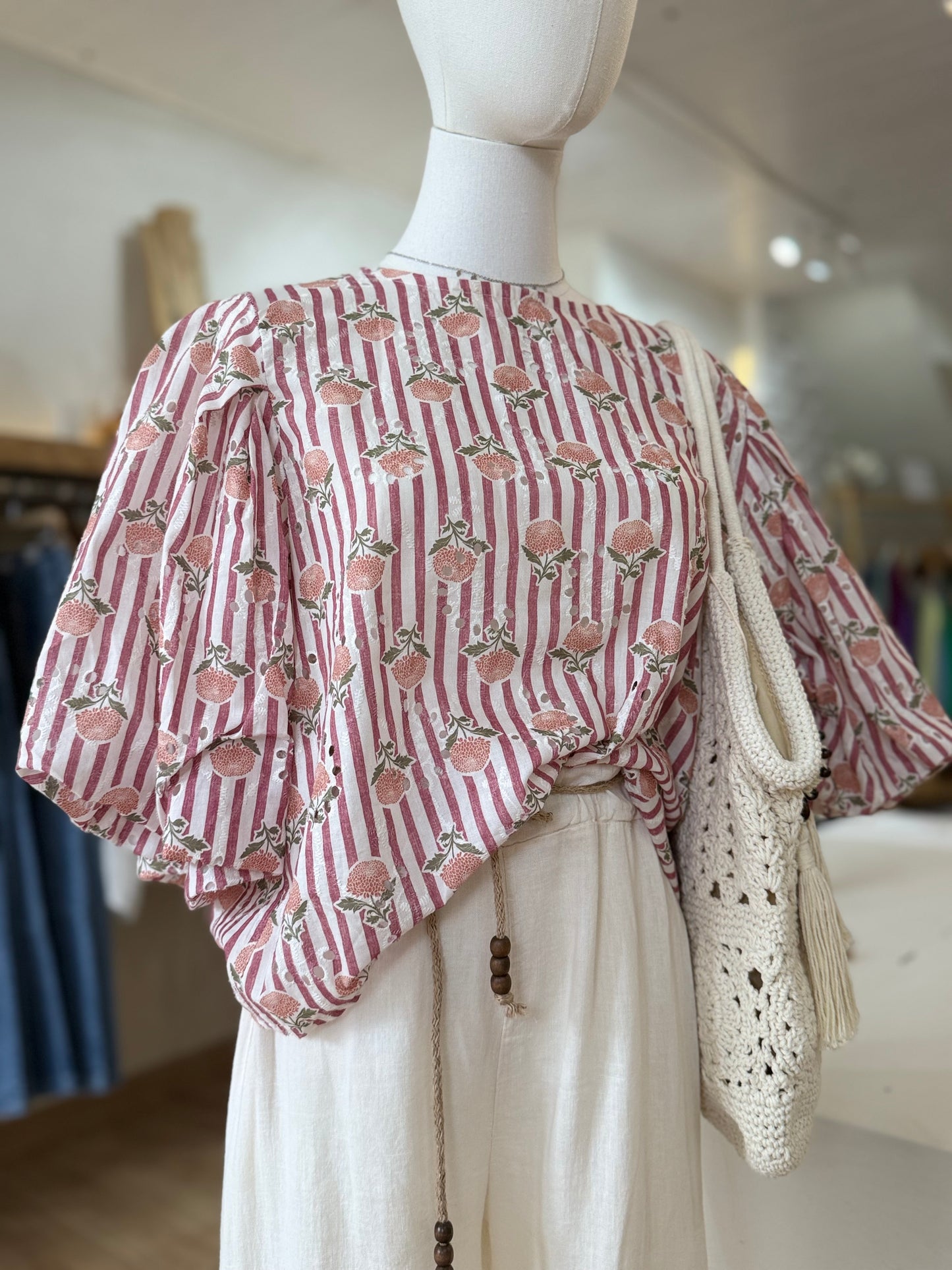 Blouse DELPHINE - Terra cotta