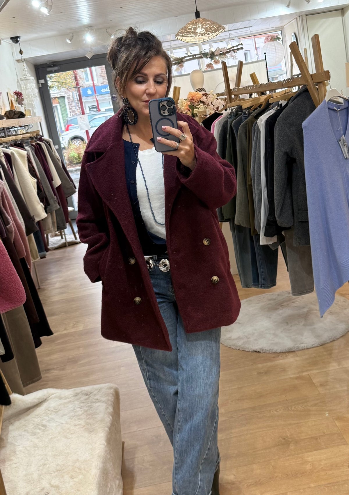 Manteau-  MARTIN - Bordeaux