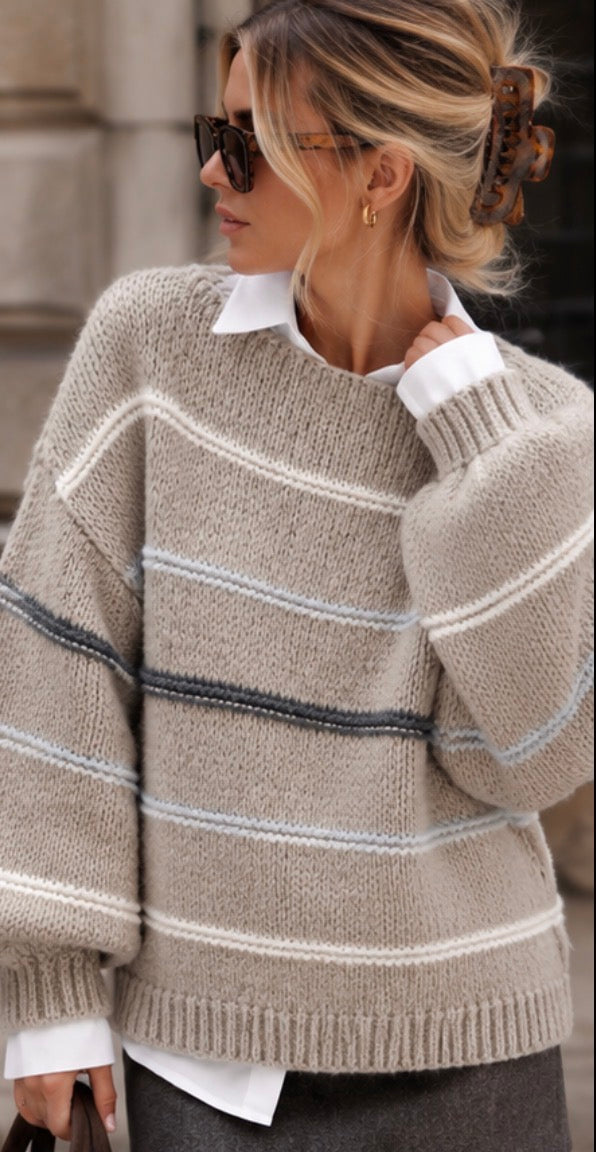 Pull NATHANAEL - Beige