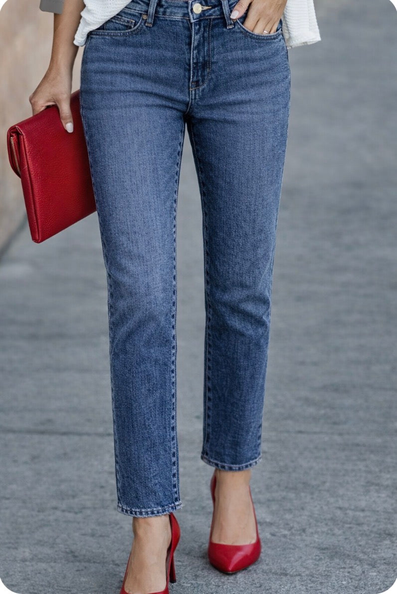 Jean coupe droite - Mom Fit