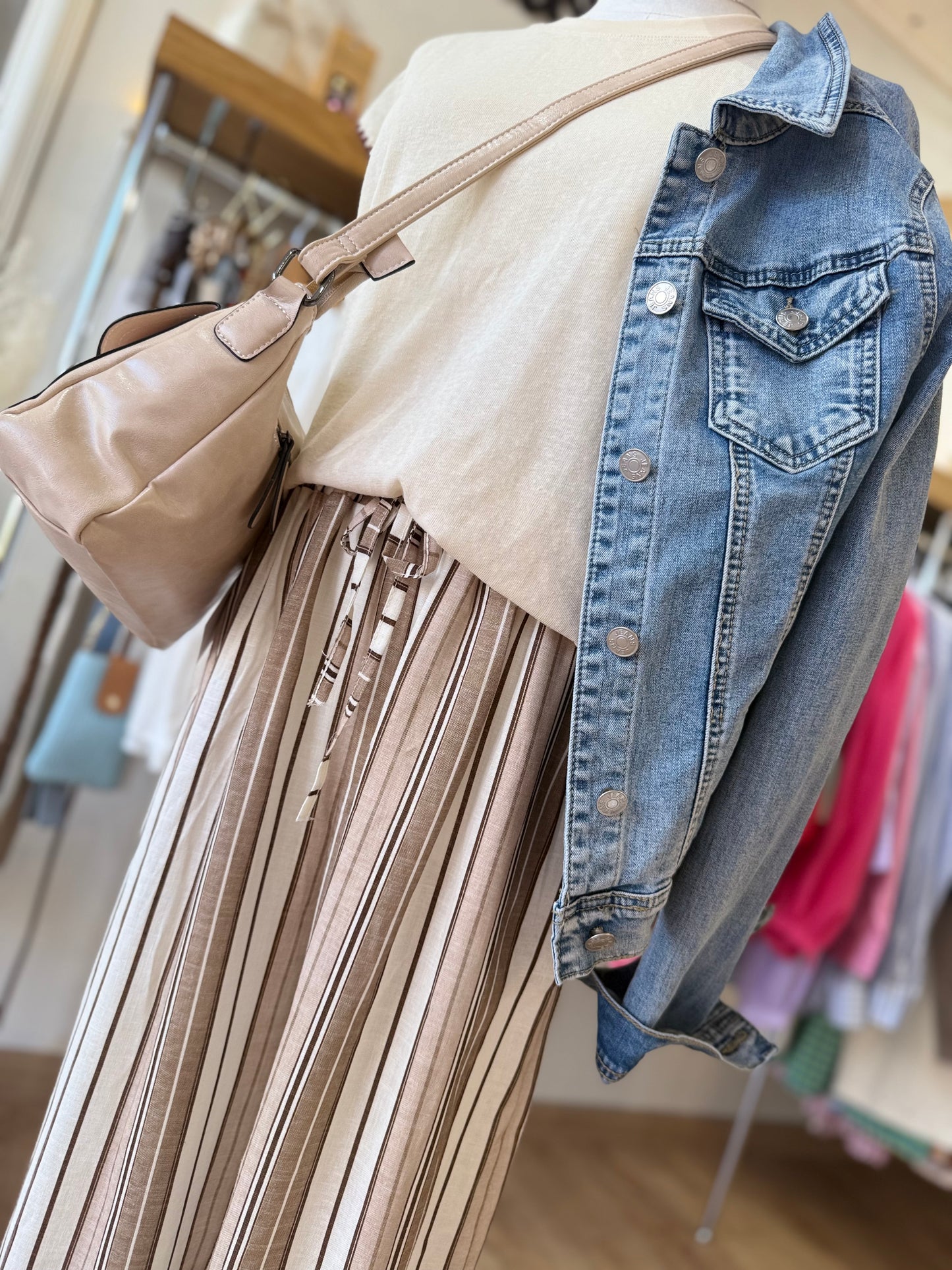 Pantalon FILY -Camel/ Beige