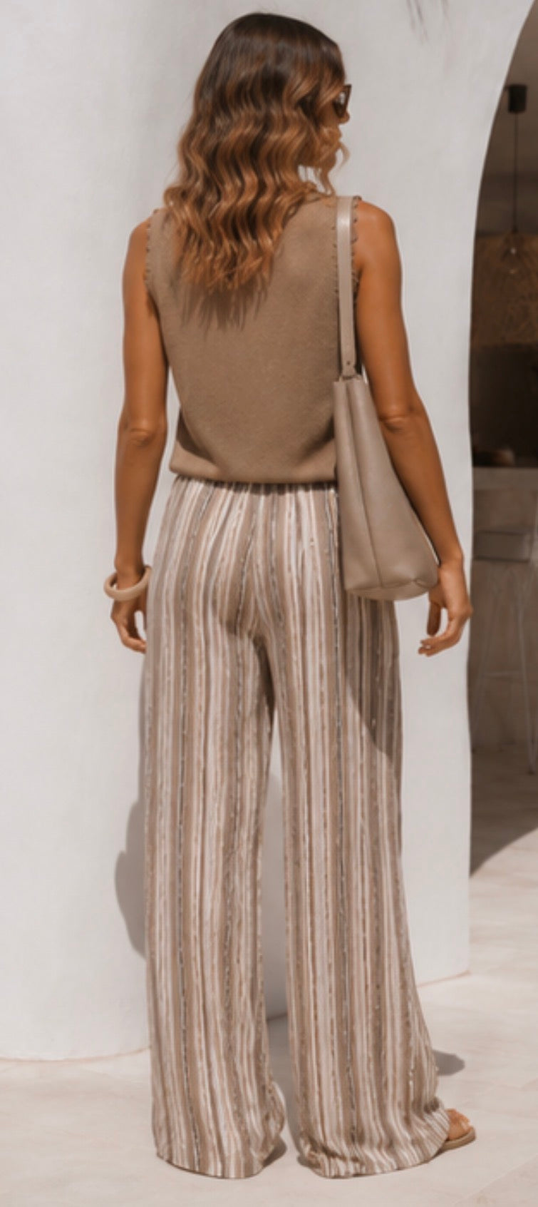 Pantalon FILY -Camel/ Beige