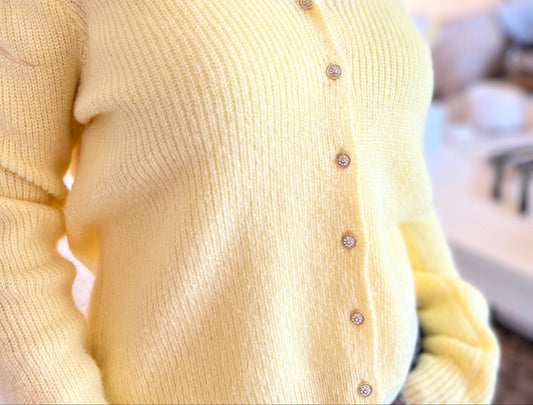 Cardigan IZALYNNE jaune