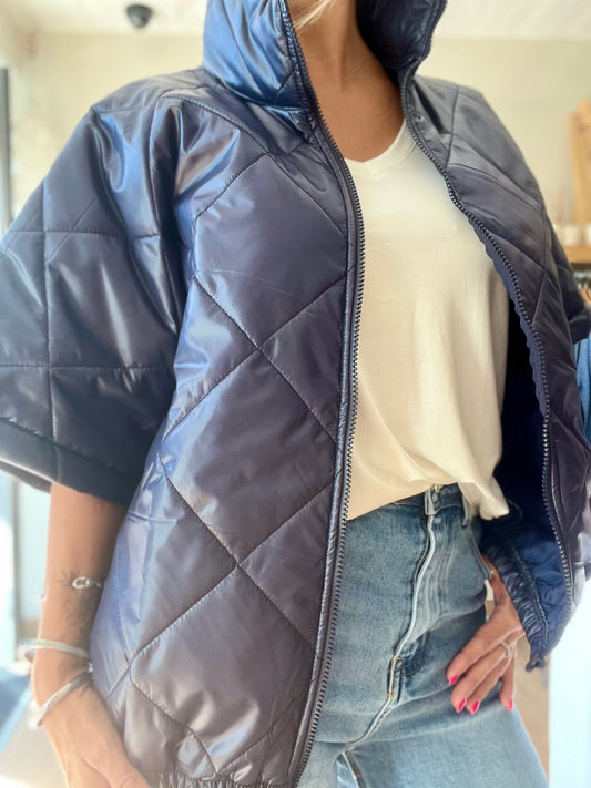 Veste matelassée Marine