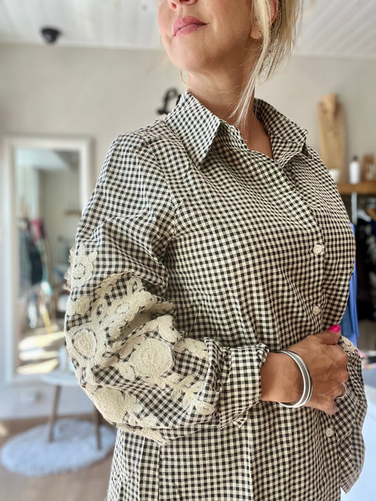 Blouse Vichy Fleurie
