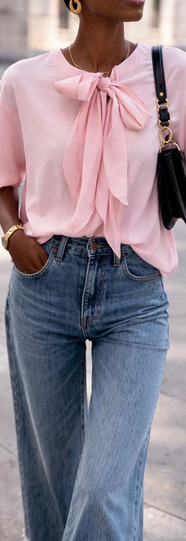 Blouse CELIA - Rose pâle