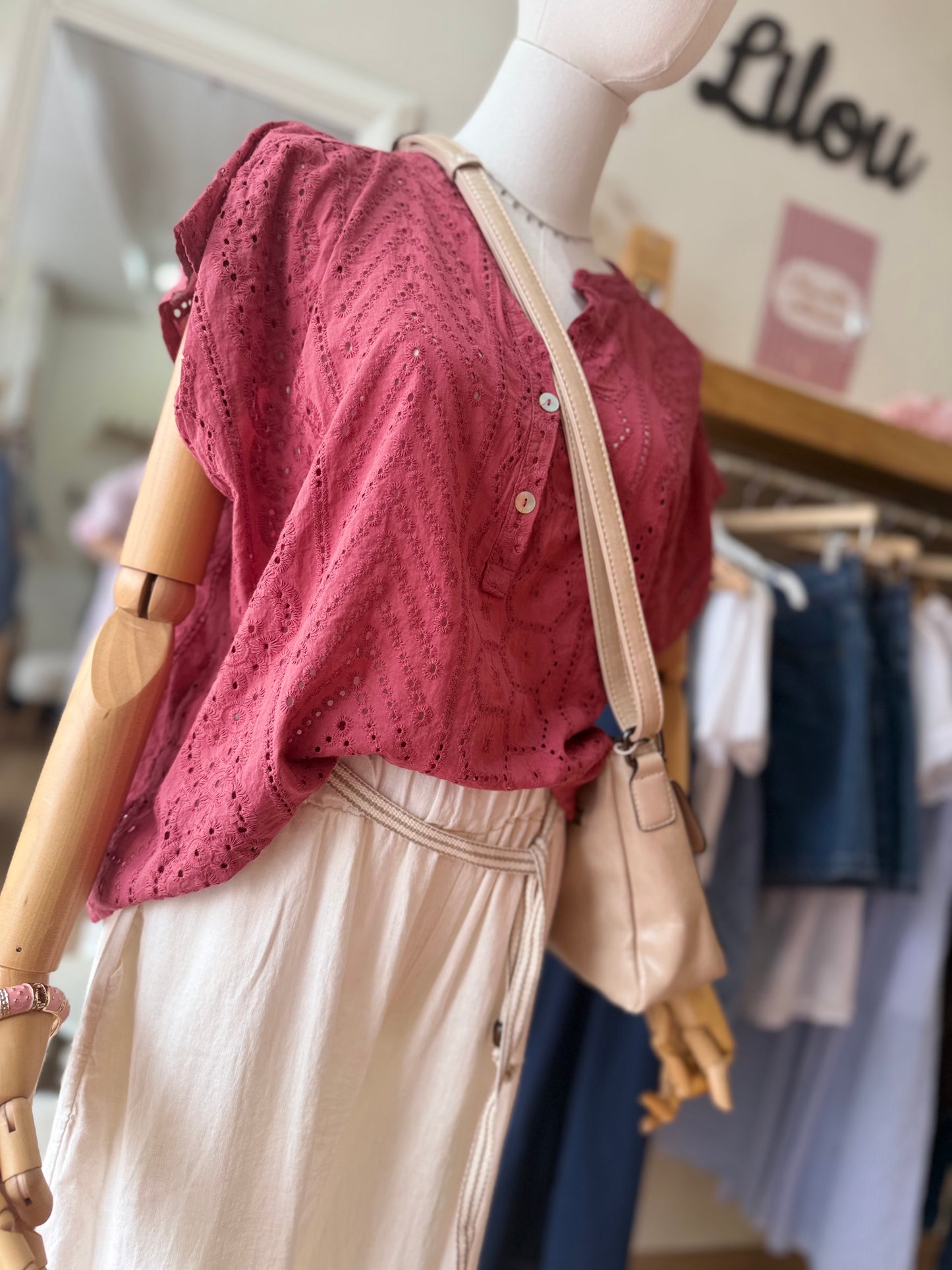 Blouse GLENN - Terracotta