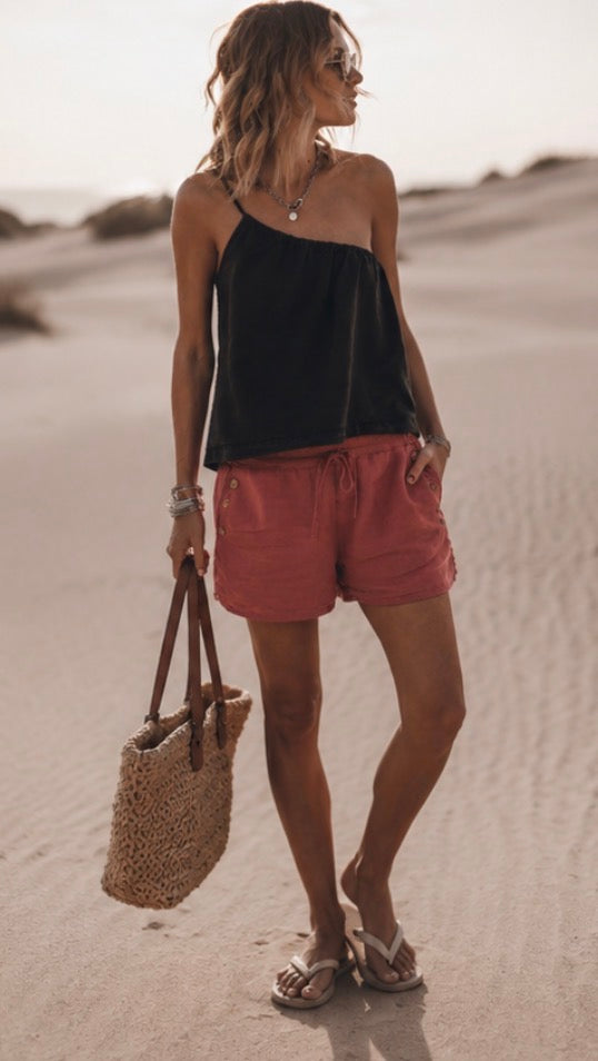 Short lin  GATIEN - Terracotta