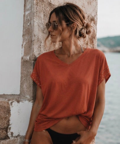 Tee-shirt GISLAIN - Terracotta