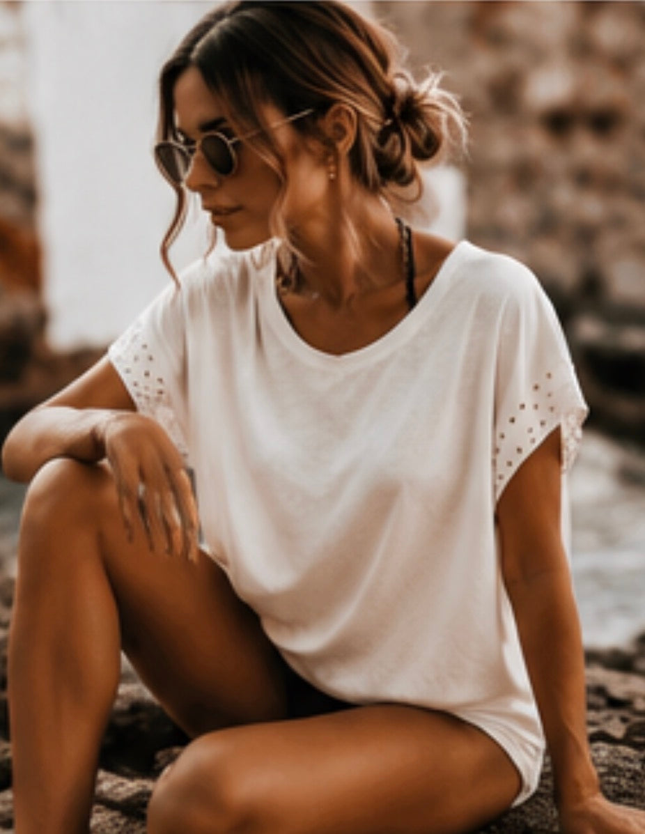 Tee-shirt GISLAIN - Ecru