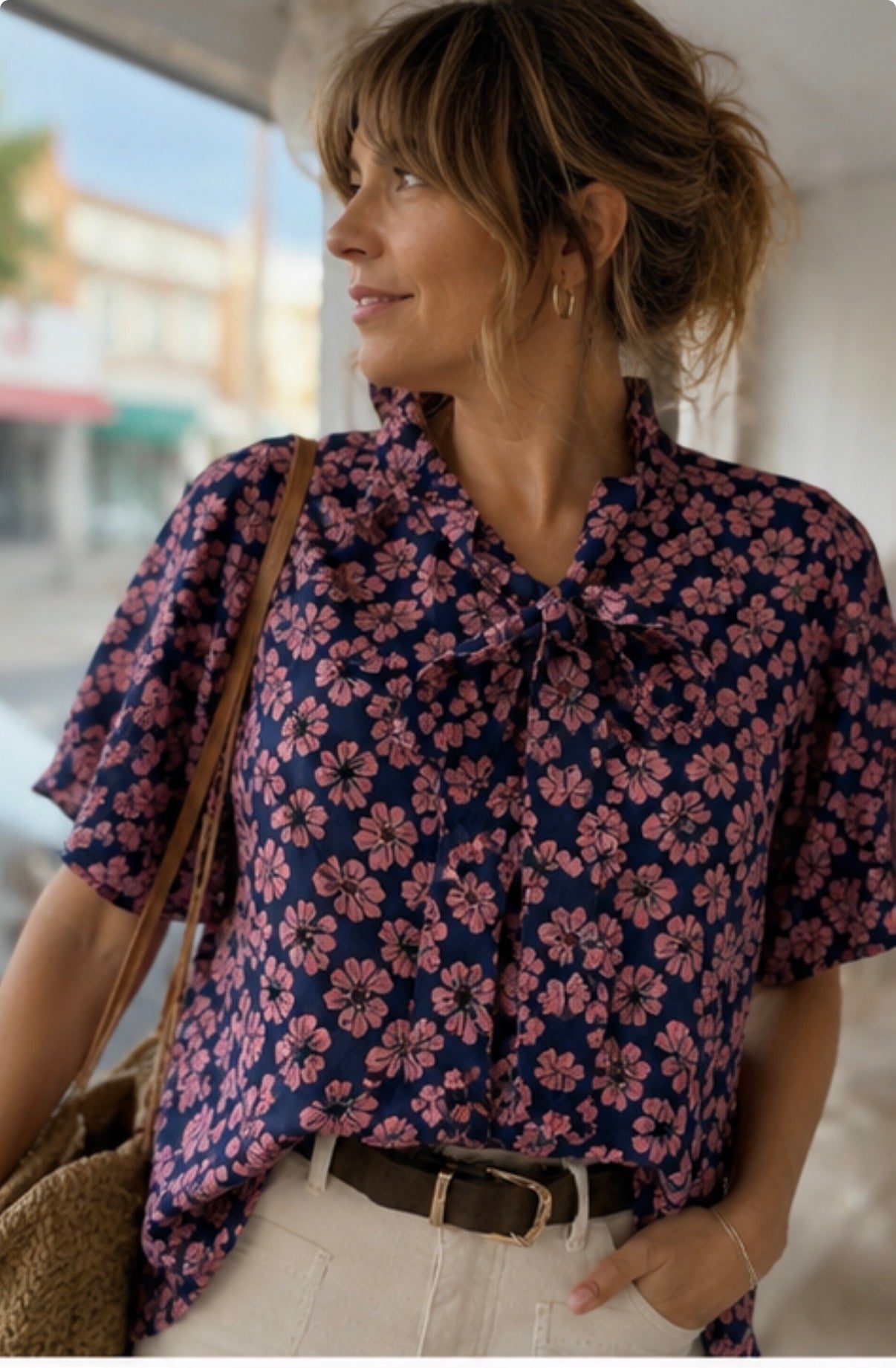 Blouse GRACE - Marine