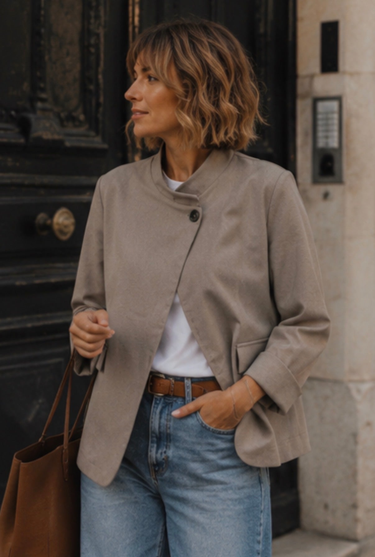 Veste LEONIE - Taupe