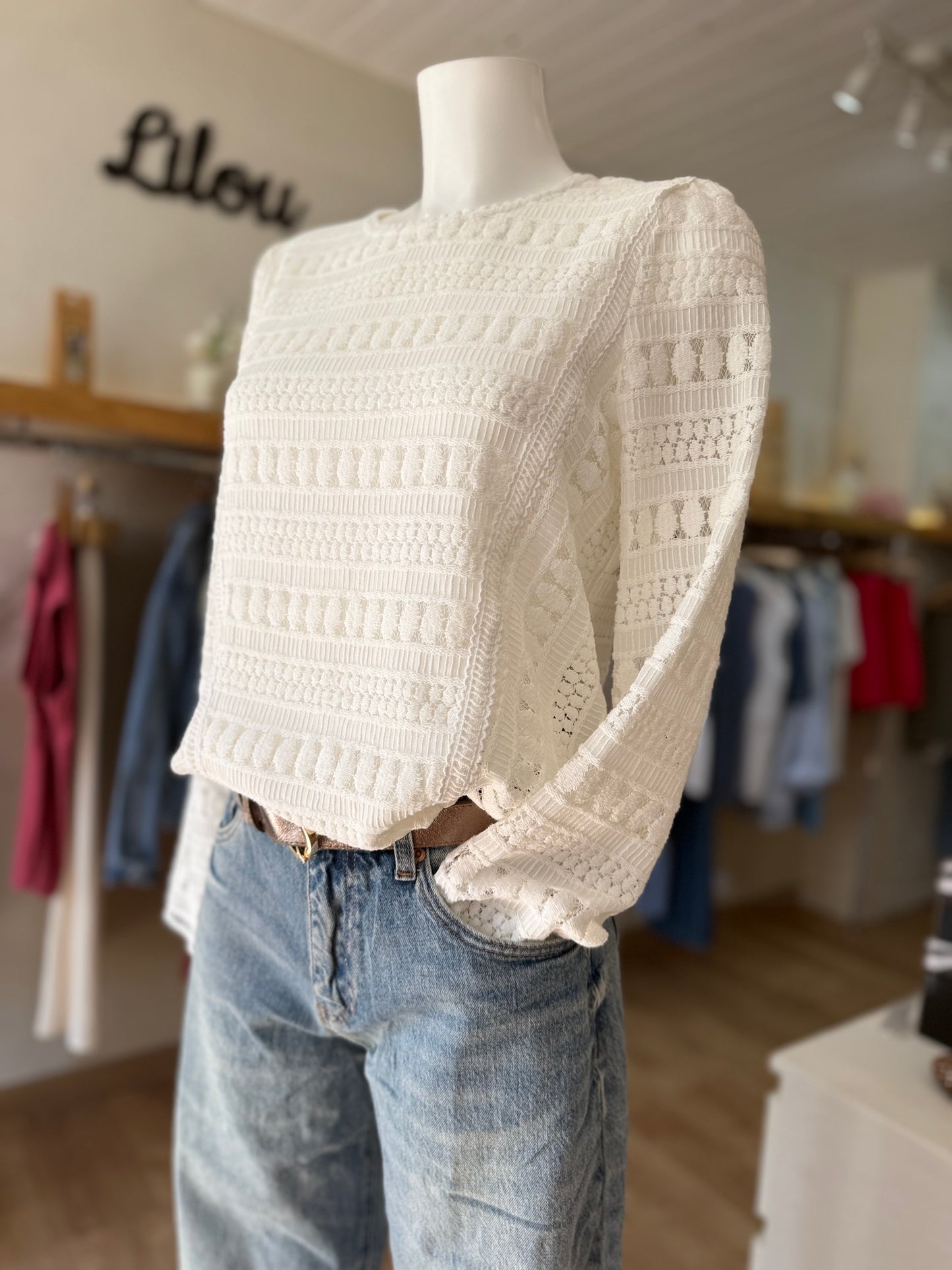 Blouse LAURA - Blanc