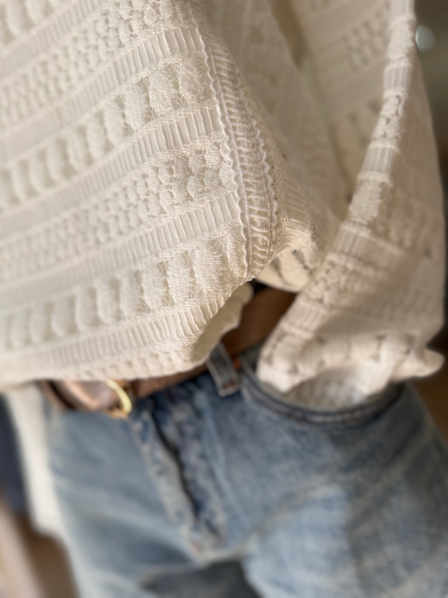 Blouse LAURA - Blanc