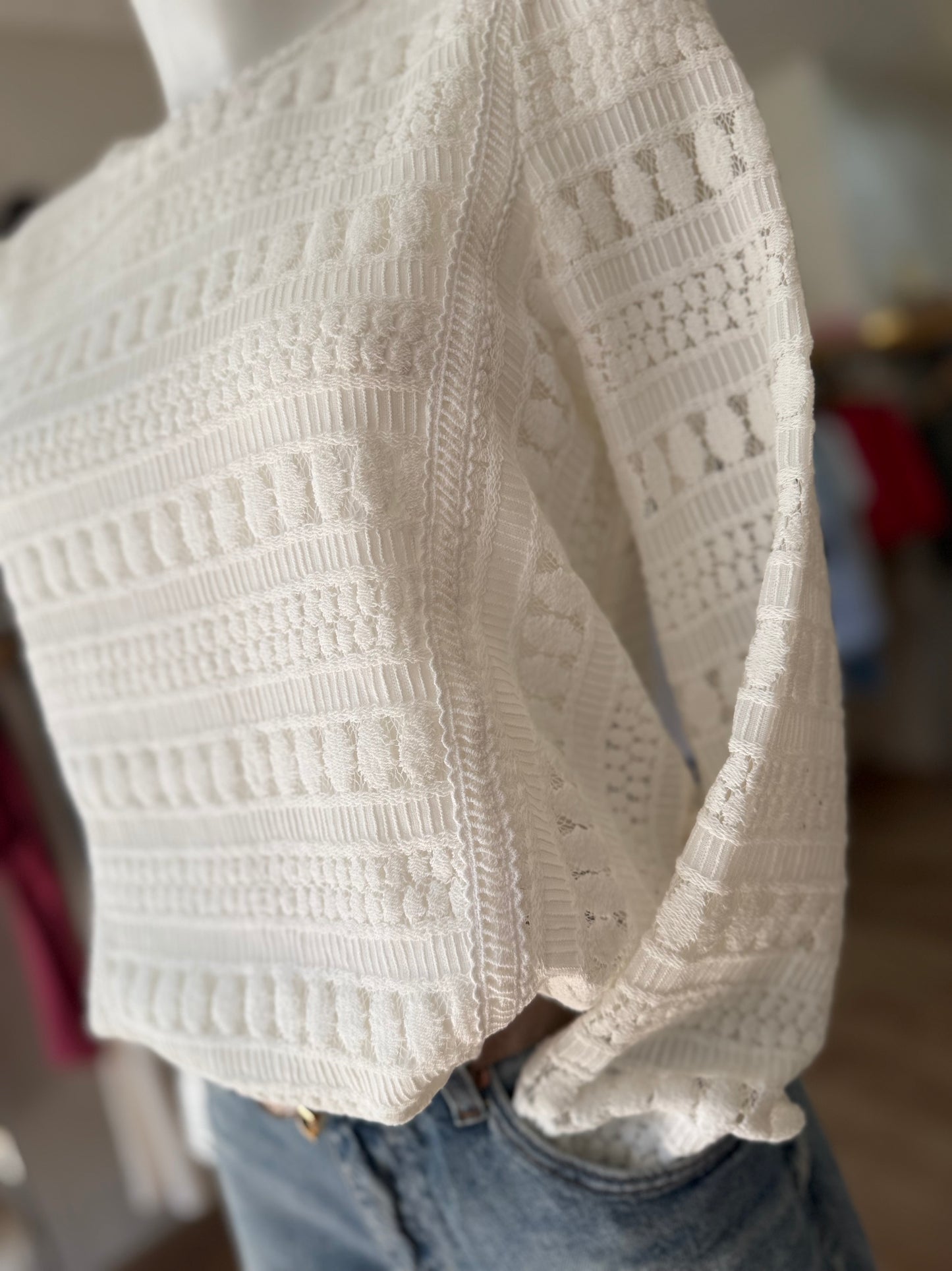 Blouse LAURA - Blanc