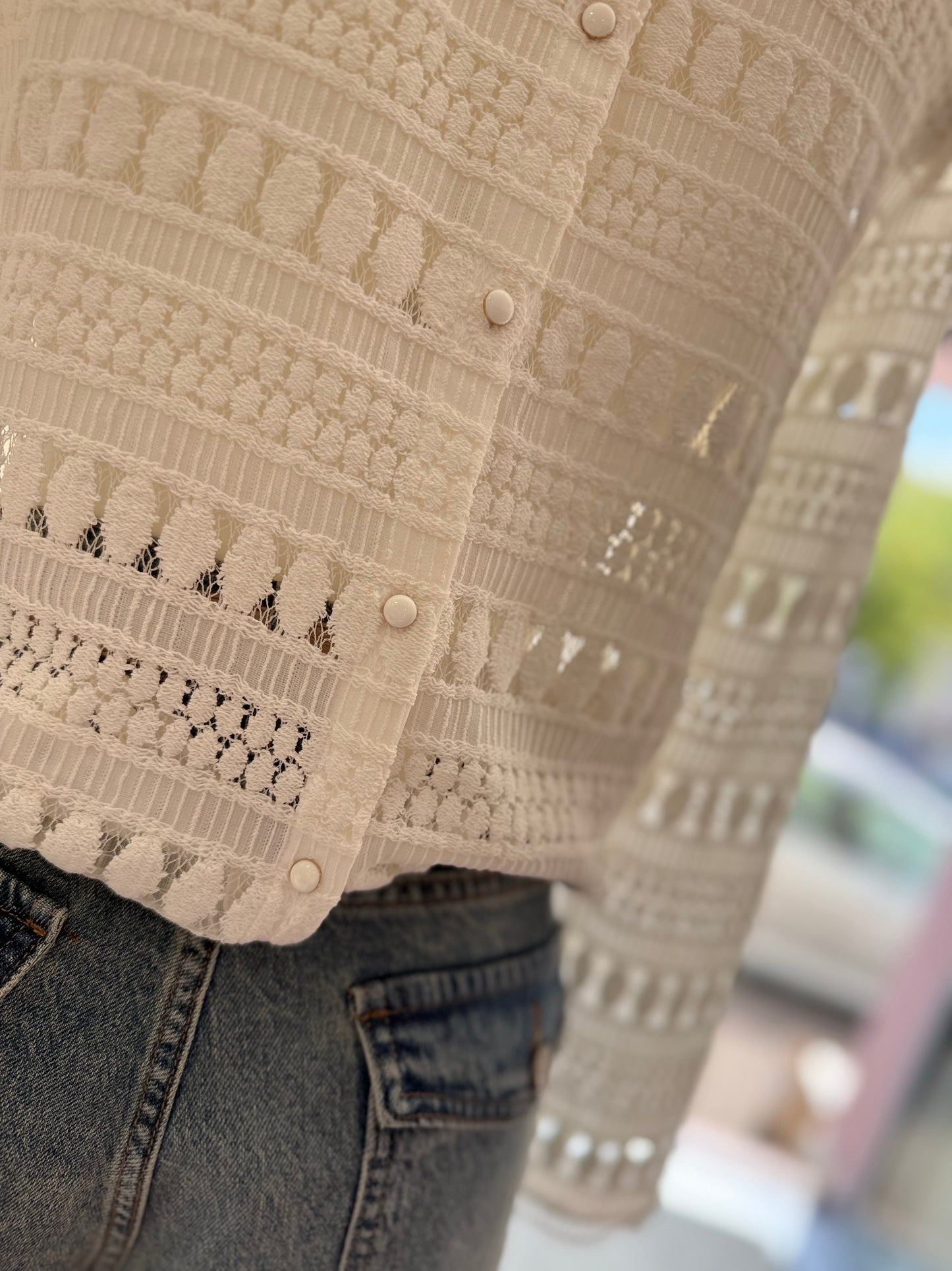 Blouse LAURA - Blanc