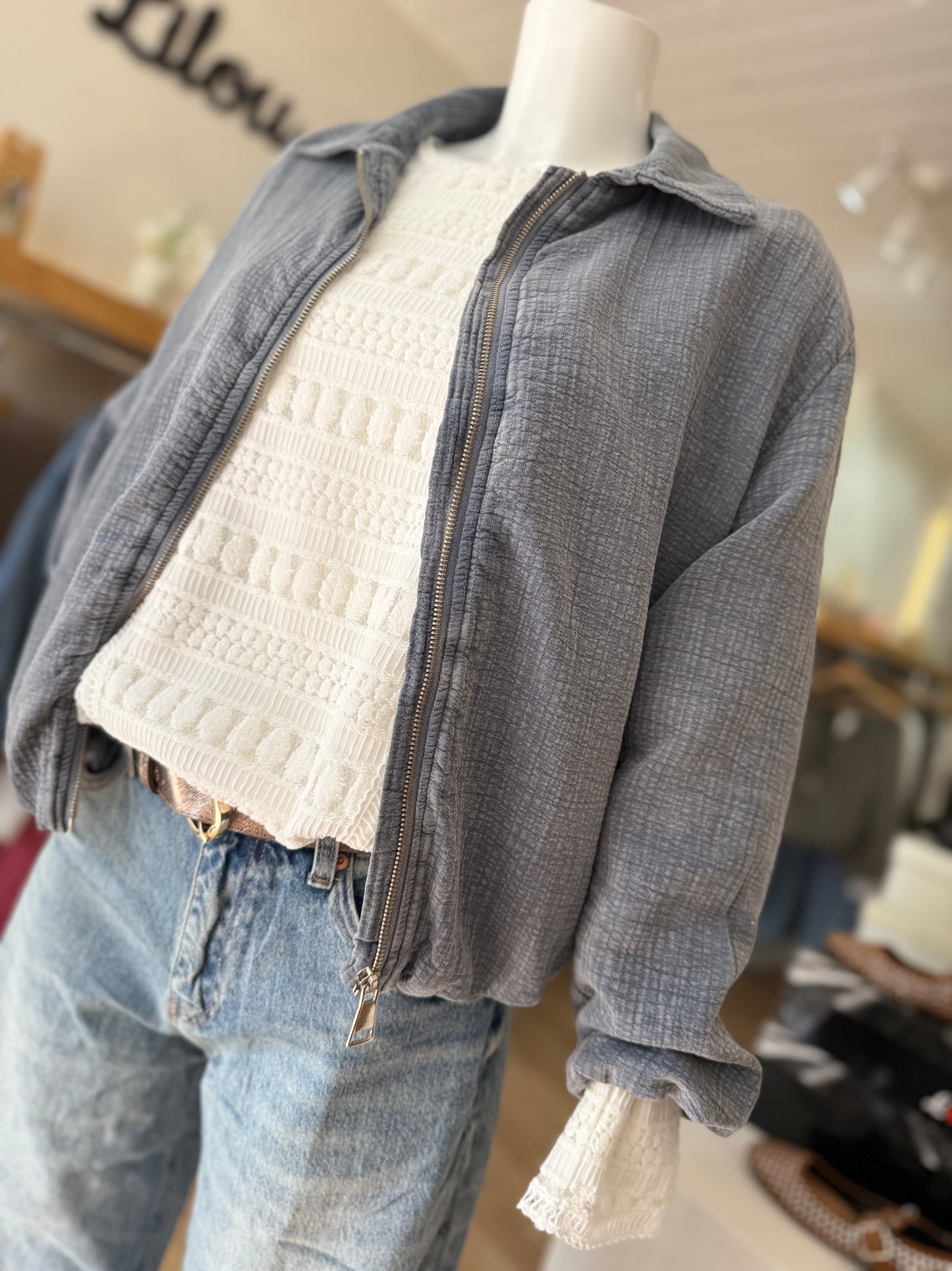 Blouson LISA - Bleu