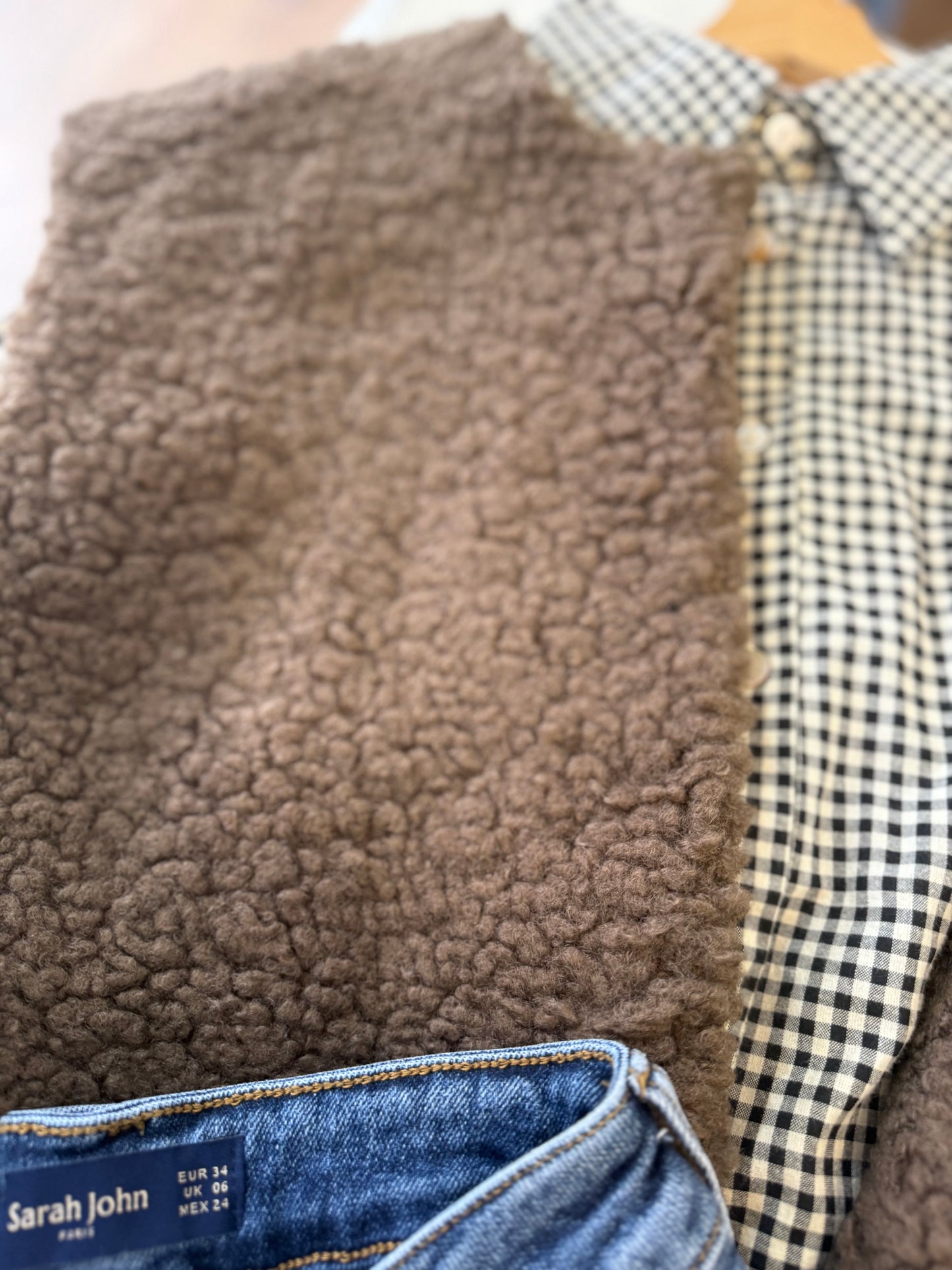 Veste moumoute sans manches - NOOR