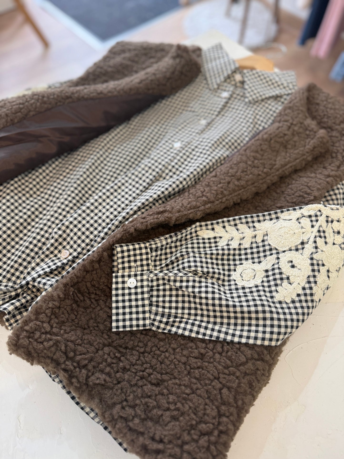 Veste moumoute sans manches - NOOR