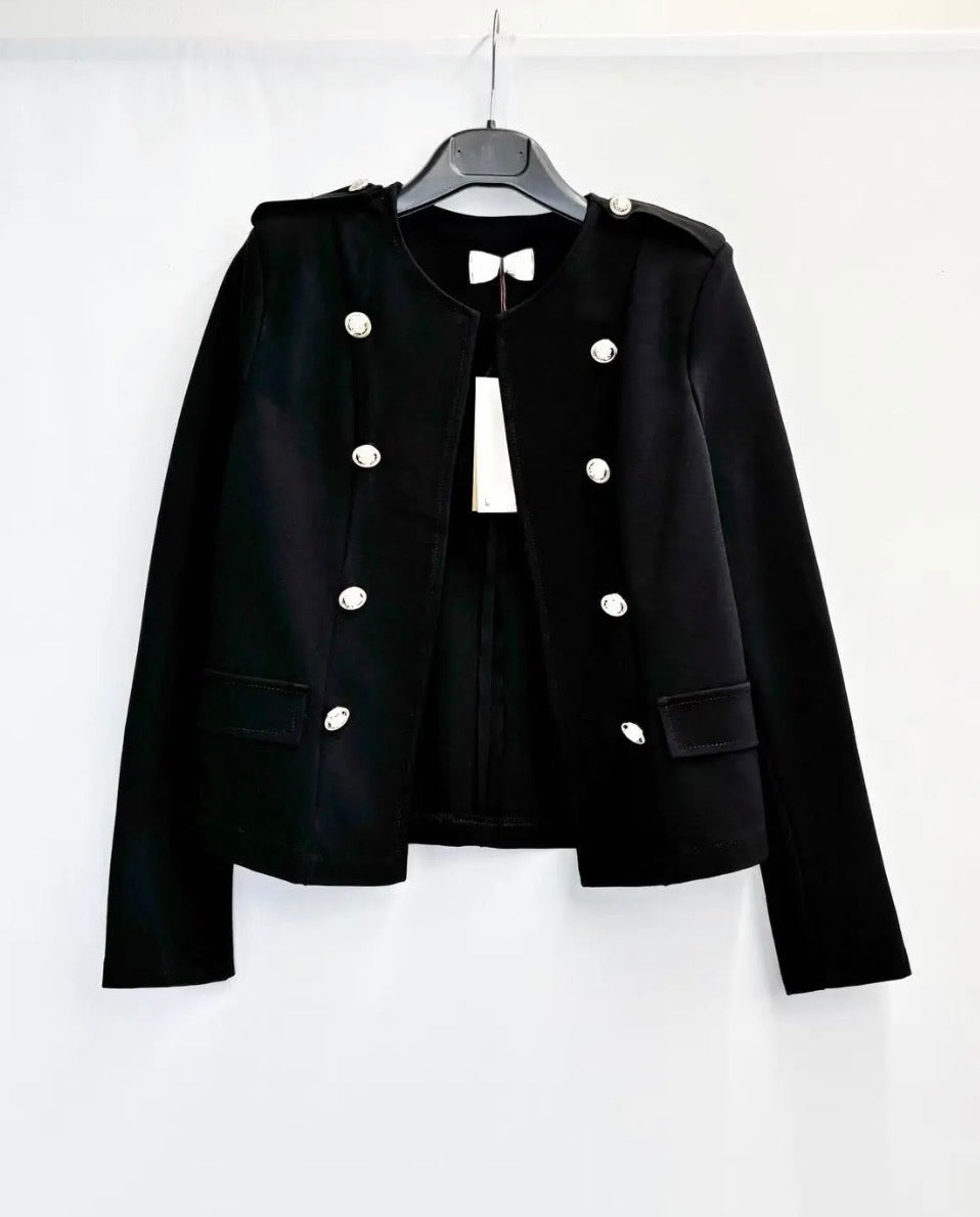 Veste style officier - LEANDRO- Noir