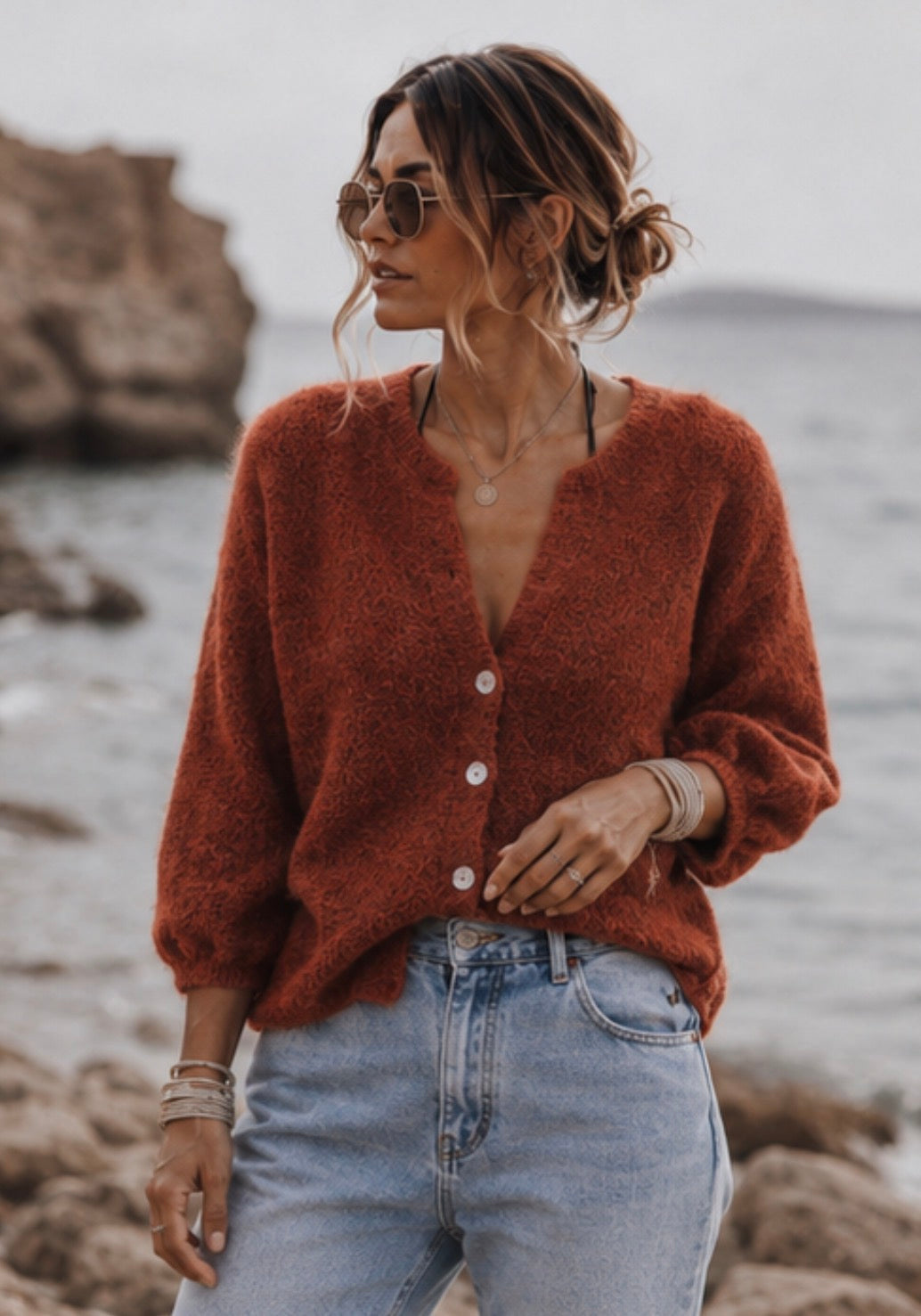Gilet GERMAIN - Rouille