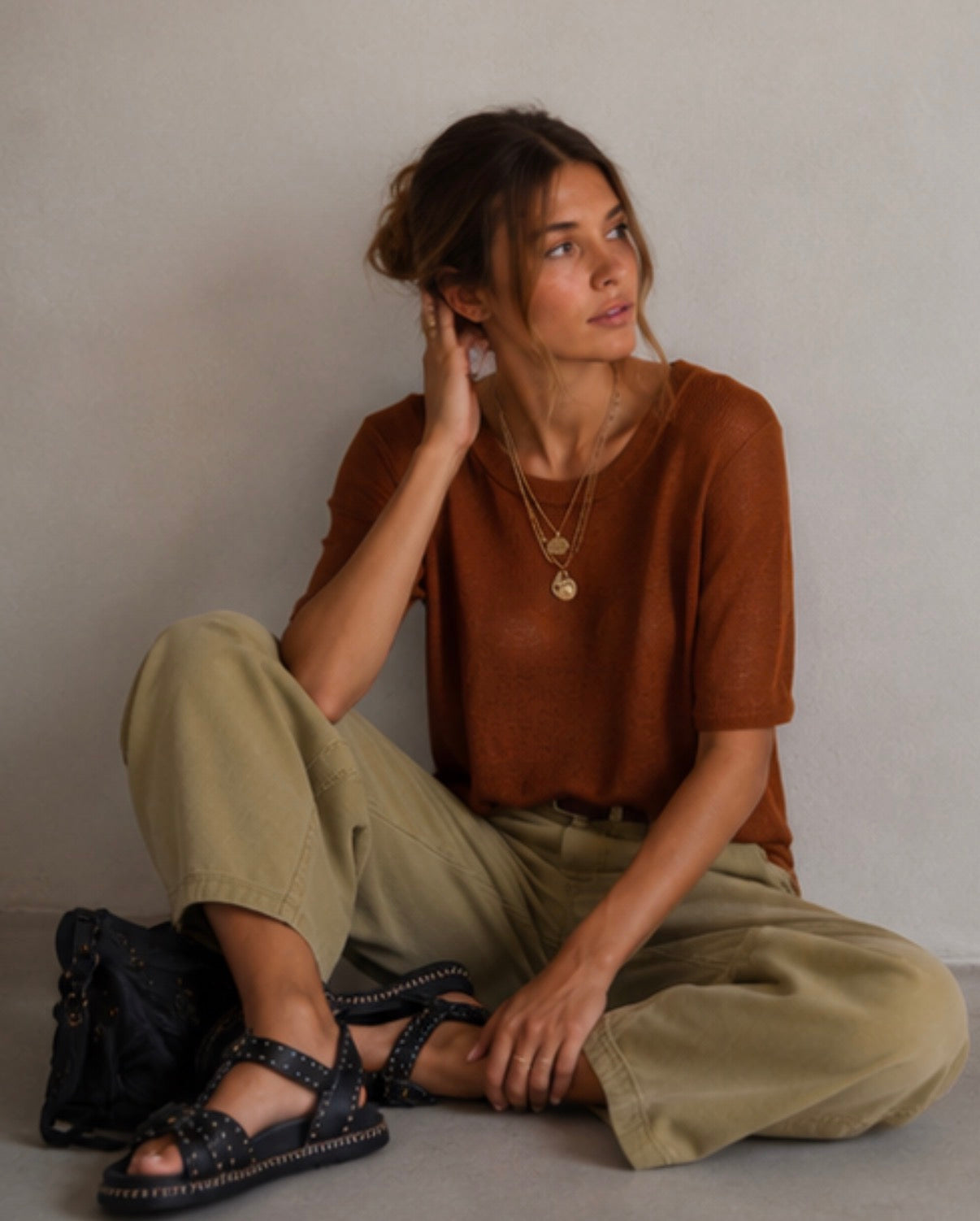Pull LIVIO - Rouille