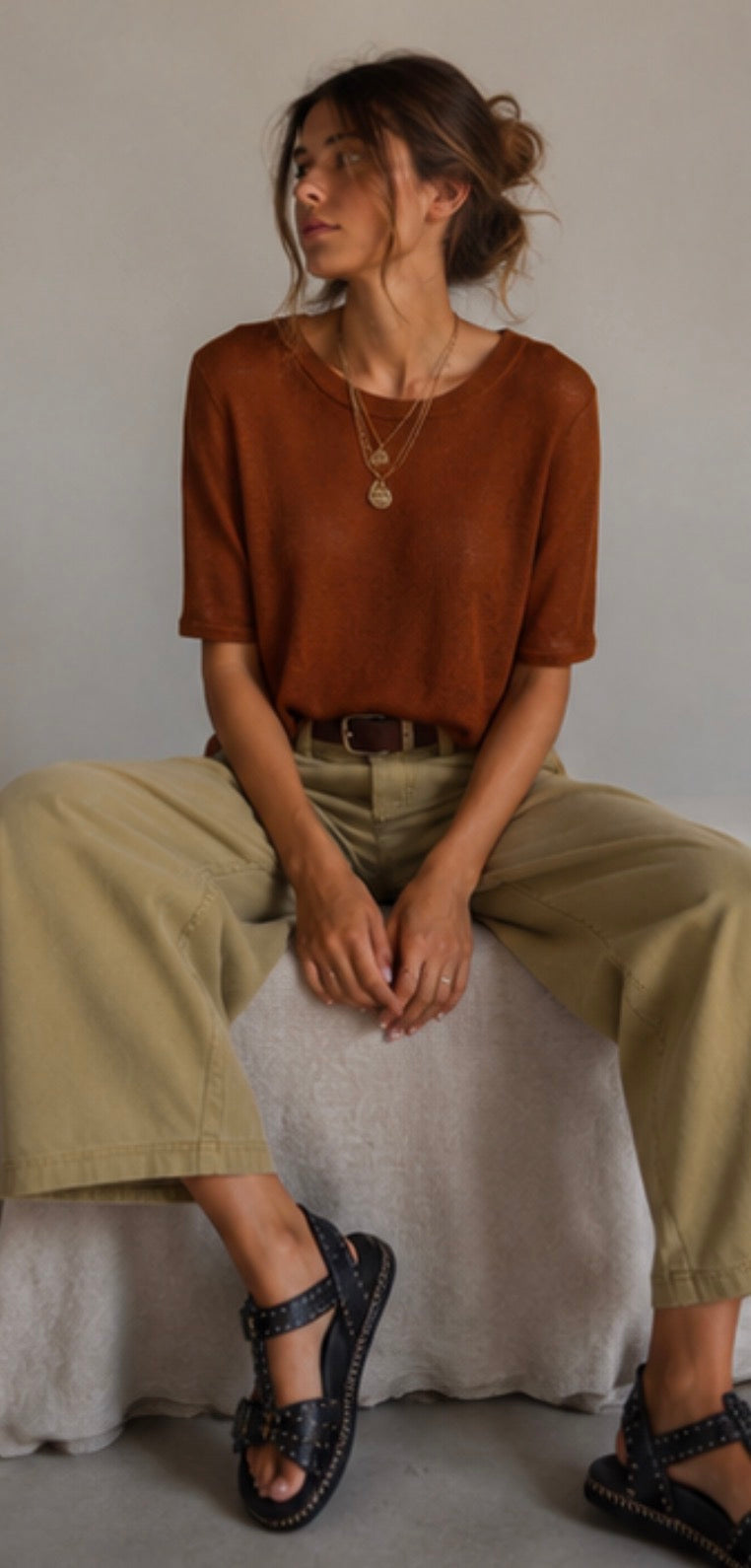 Pull LIVIO - Rouille