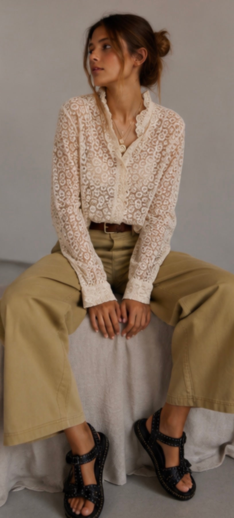 Blouse LOU ANNE - Ecru