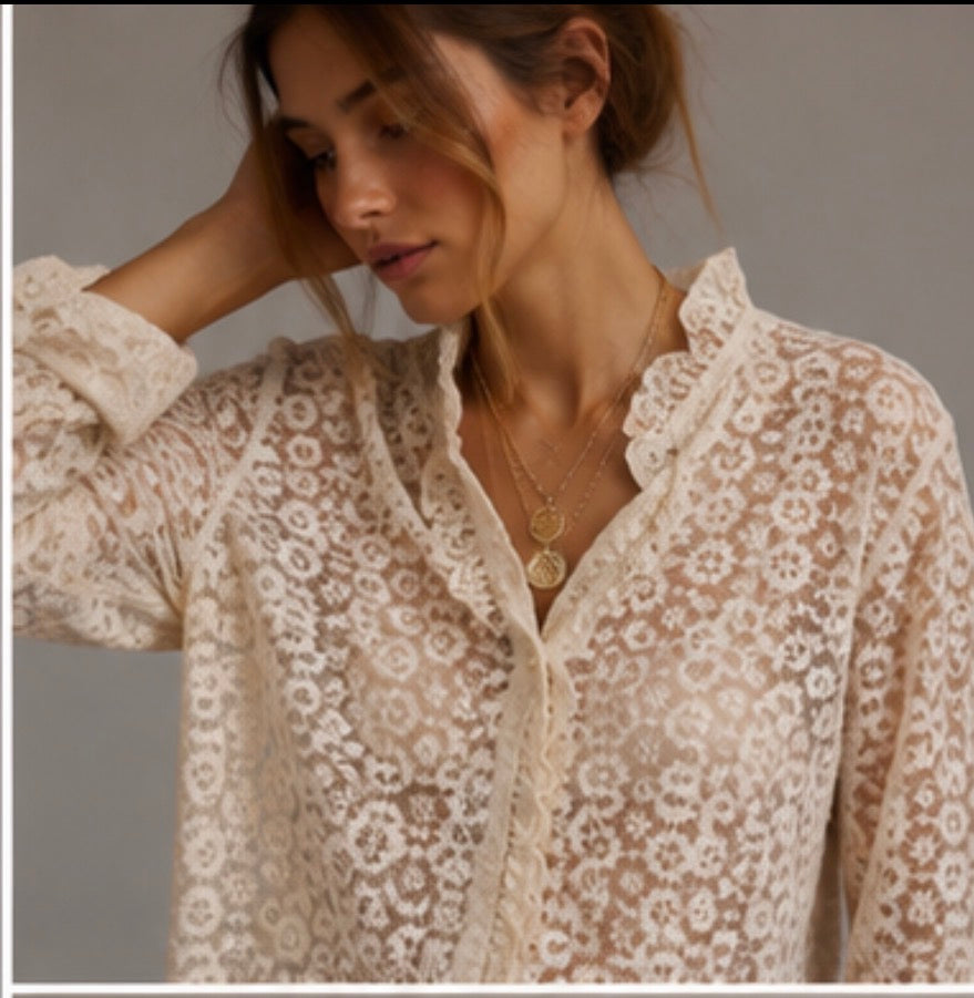 Blouse LOU ANNE - Ecru