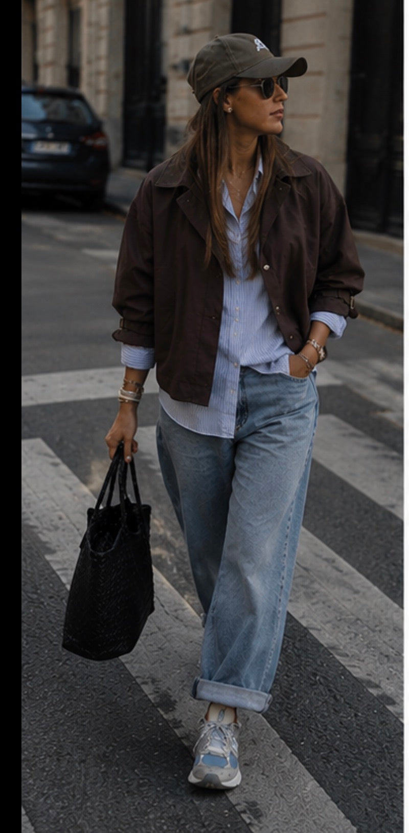 Trench court LALIE  - Chocolat