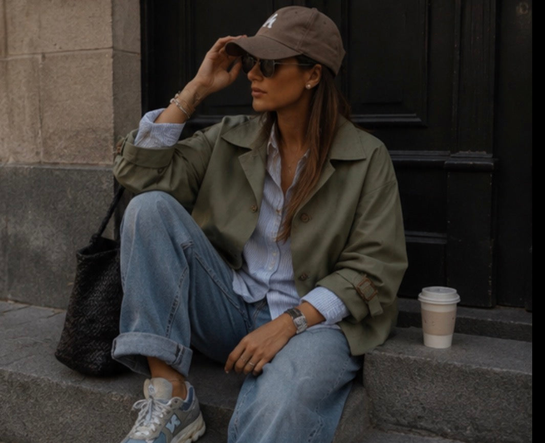 Trench court LALIE  - Kaki