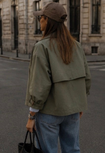 Trench court LALIE  - Kaki