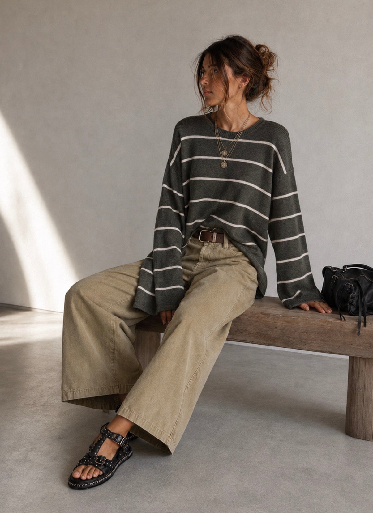 Pull LOUIS - Kaki