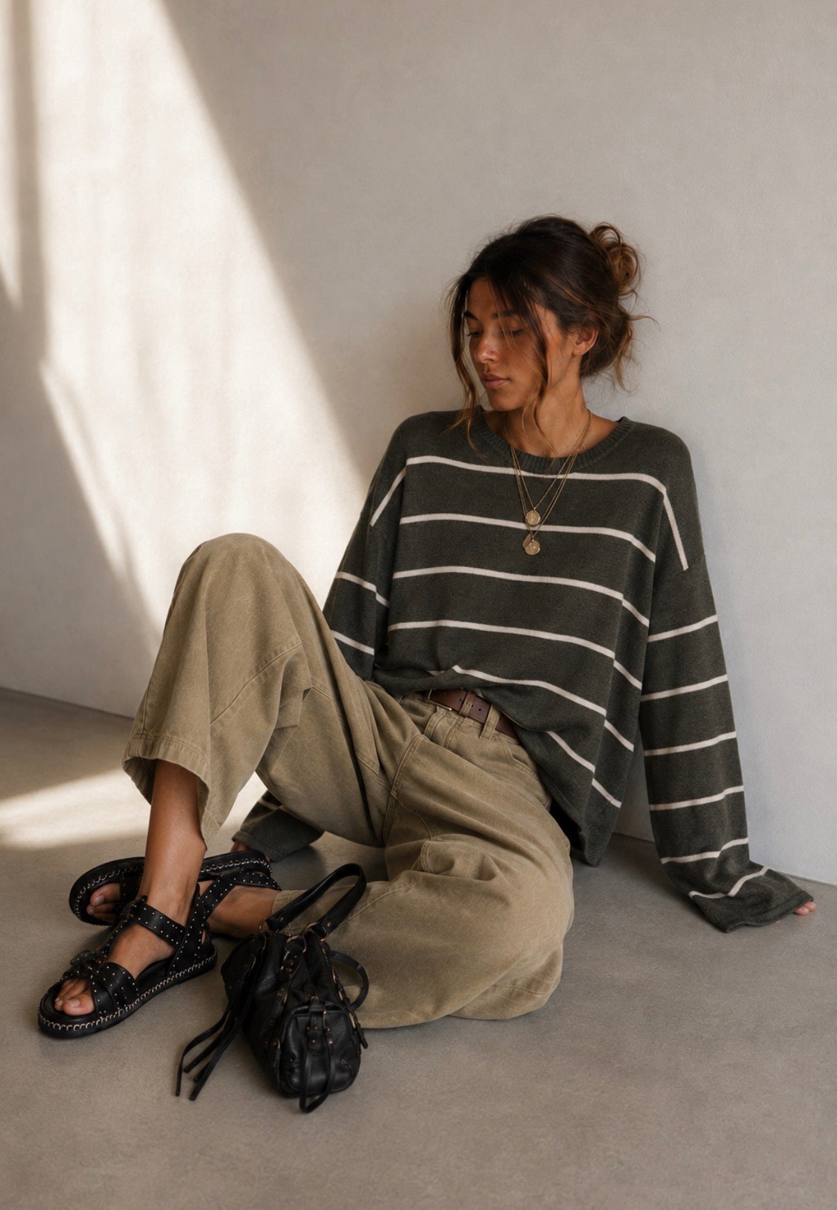 Pull LOUIS - Kaki