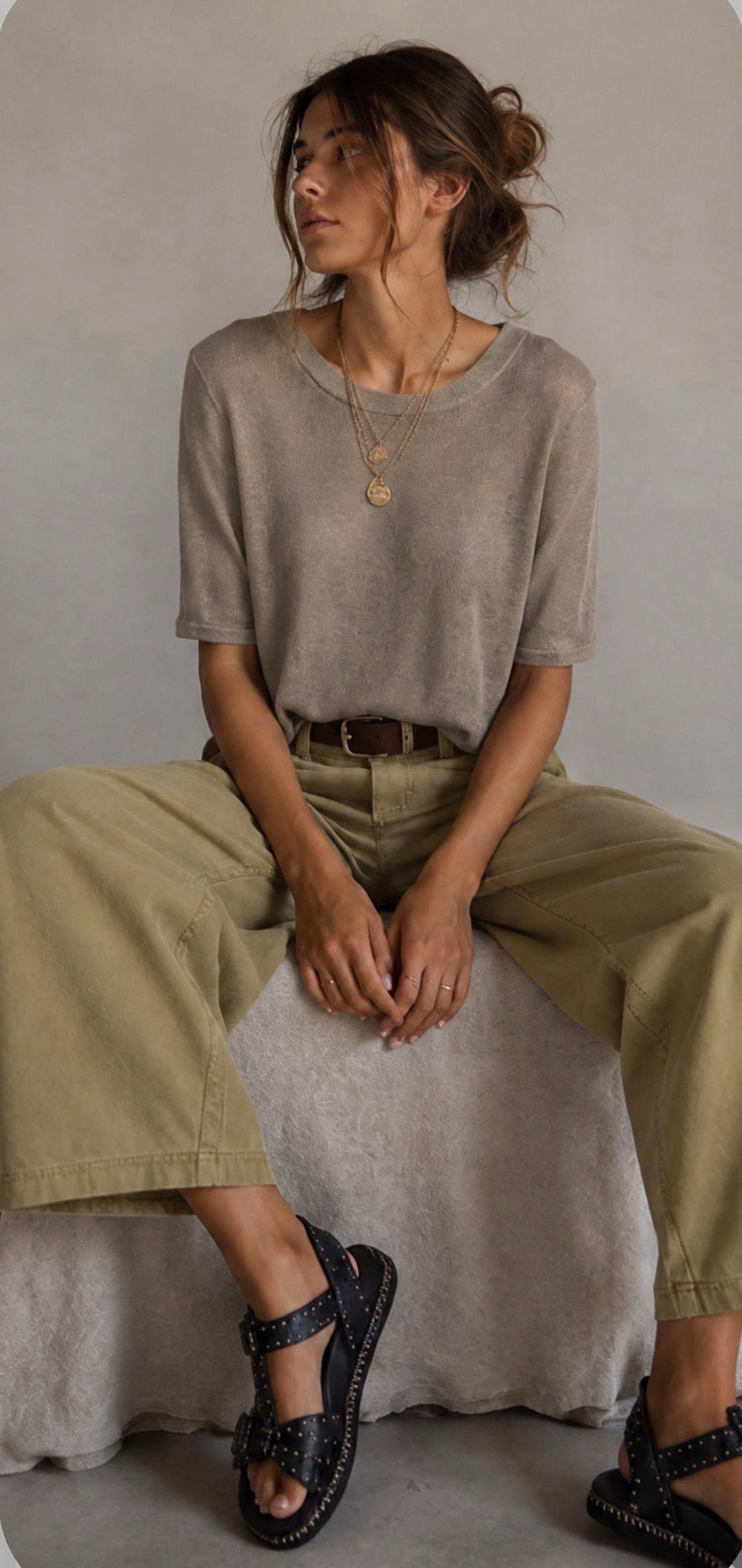 Pull LIVIO - Taupe