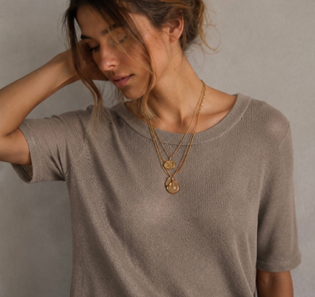 Pull LIVIO - Taupe