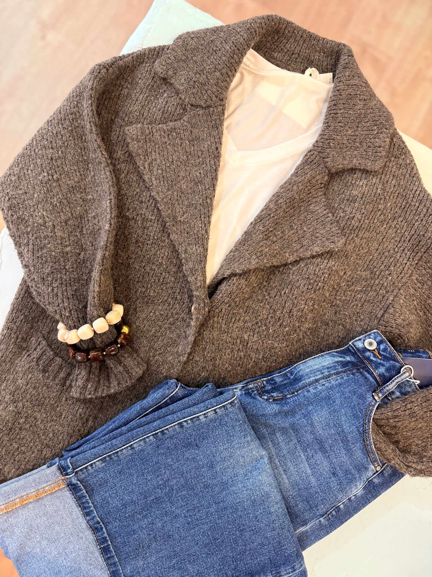 Gilet CAPRICE - Marron chiné