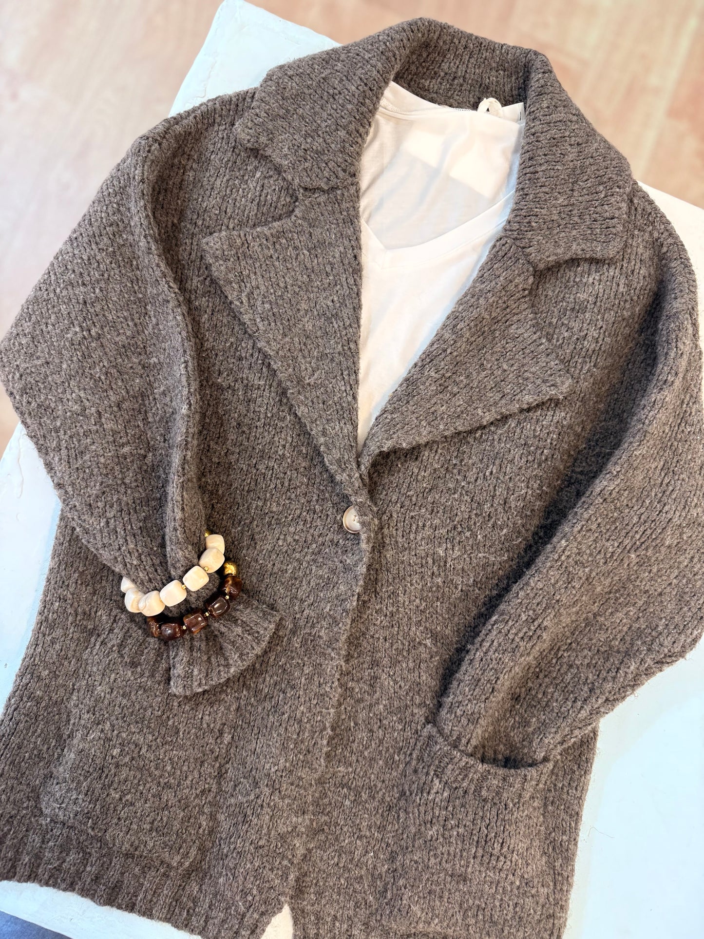 Gilet CAPRICE - Marron chiné