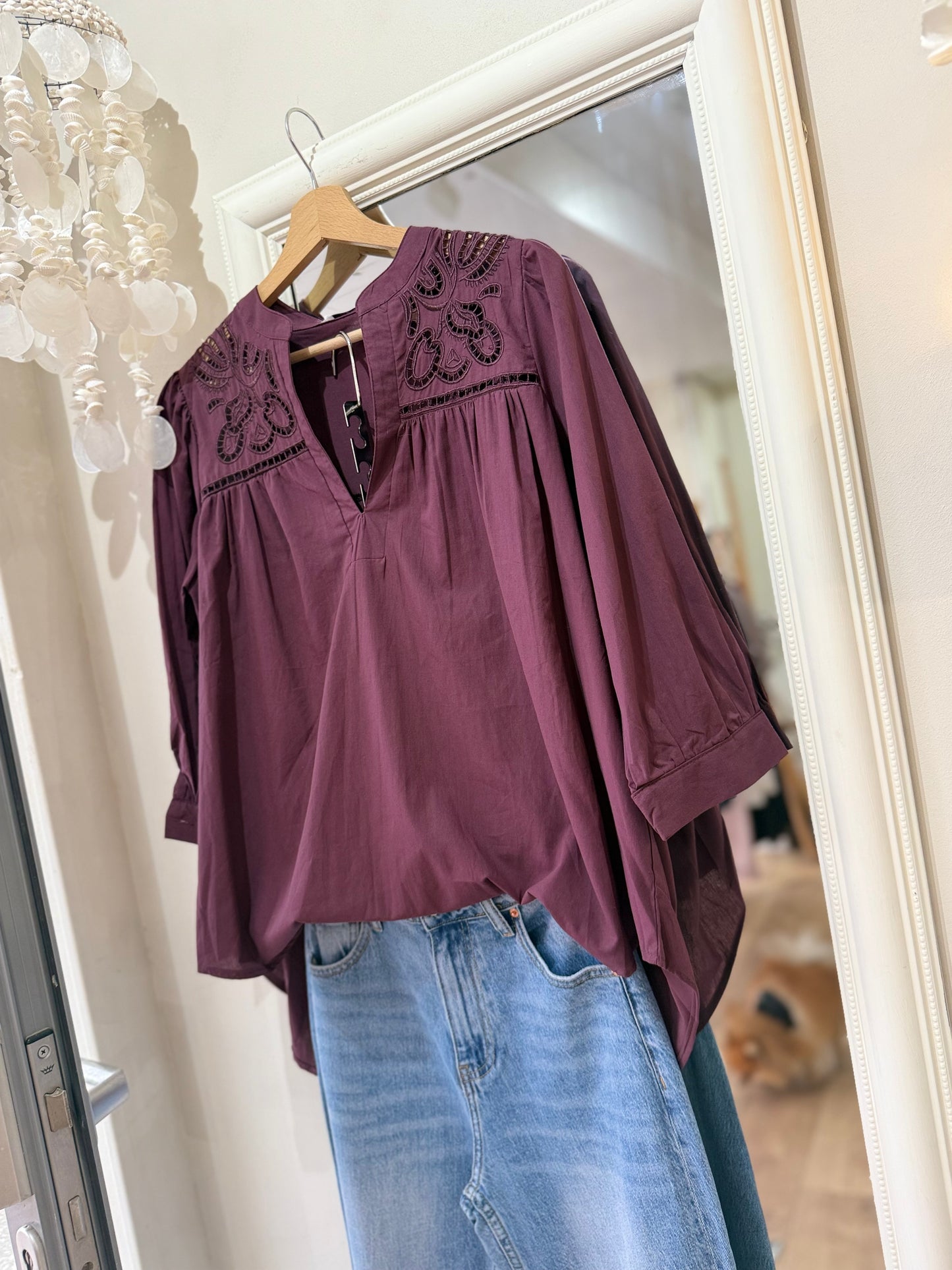 Blouse LINA - Prune