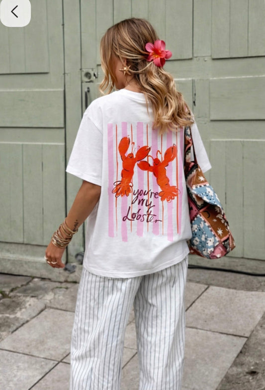 Tee-shirt HOMARD - Blanc