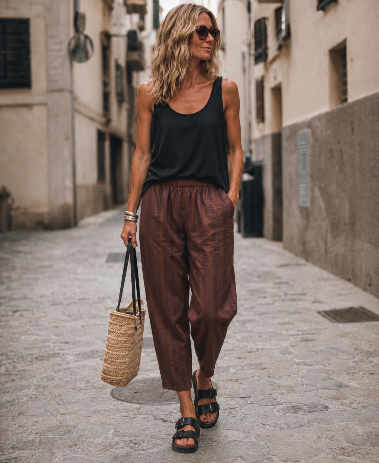 Pantalon rayé - LUCAS