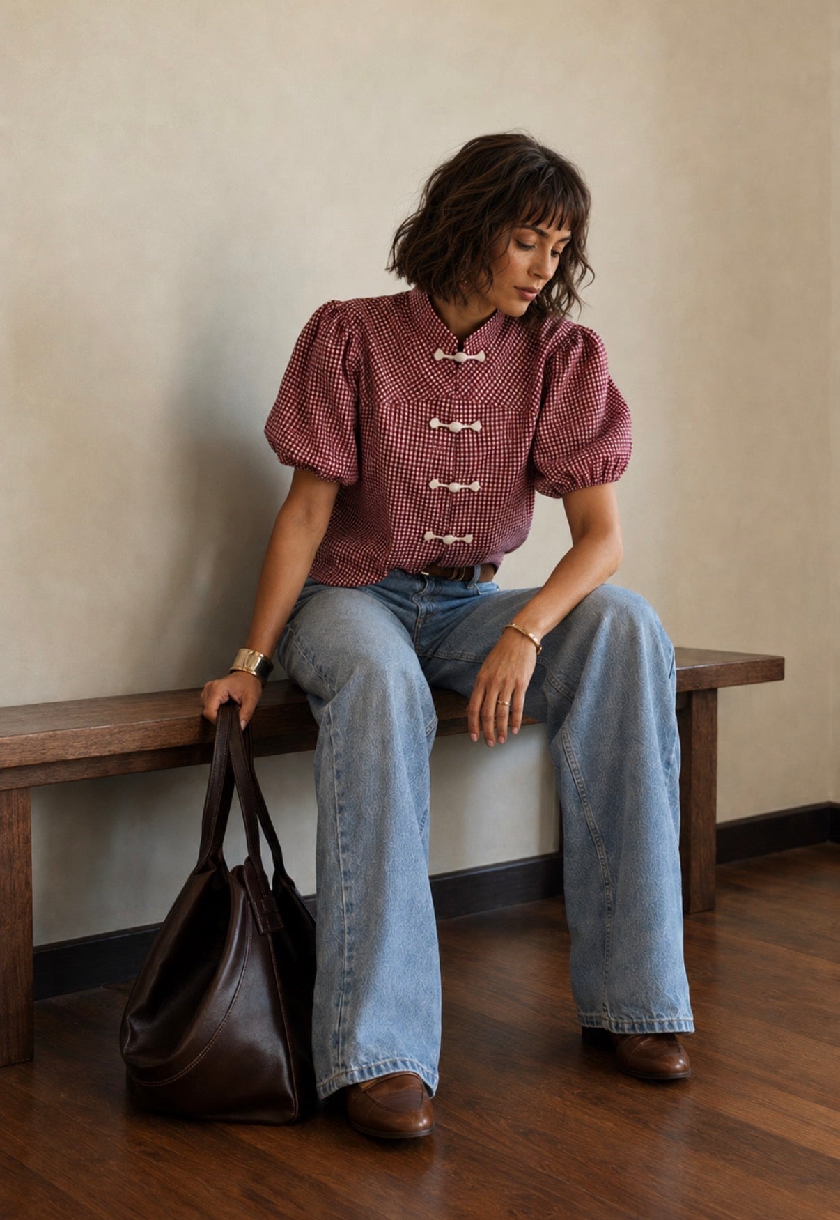 Blouse LOLA- Bordeaux