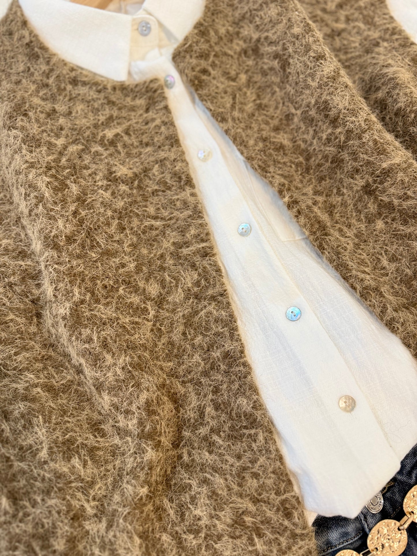 Gilet sans manches - Café