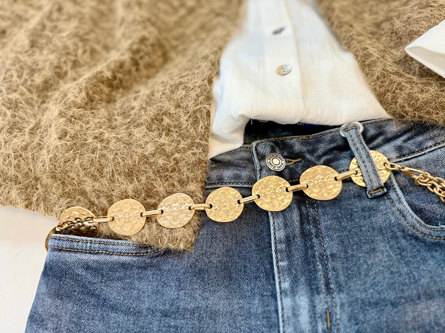 Ceinture bijoux - Dorée