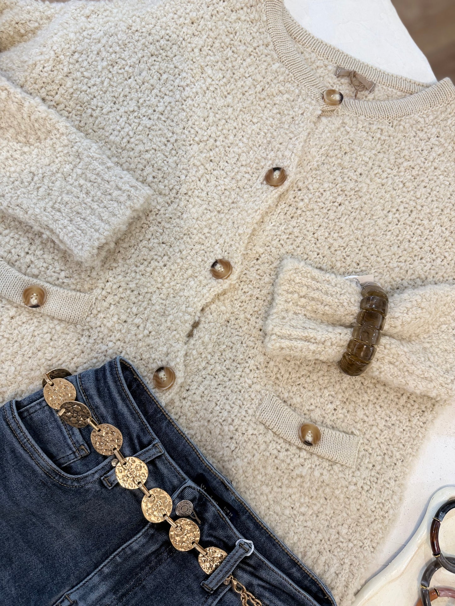 Cardigan Madelaine - écru