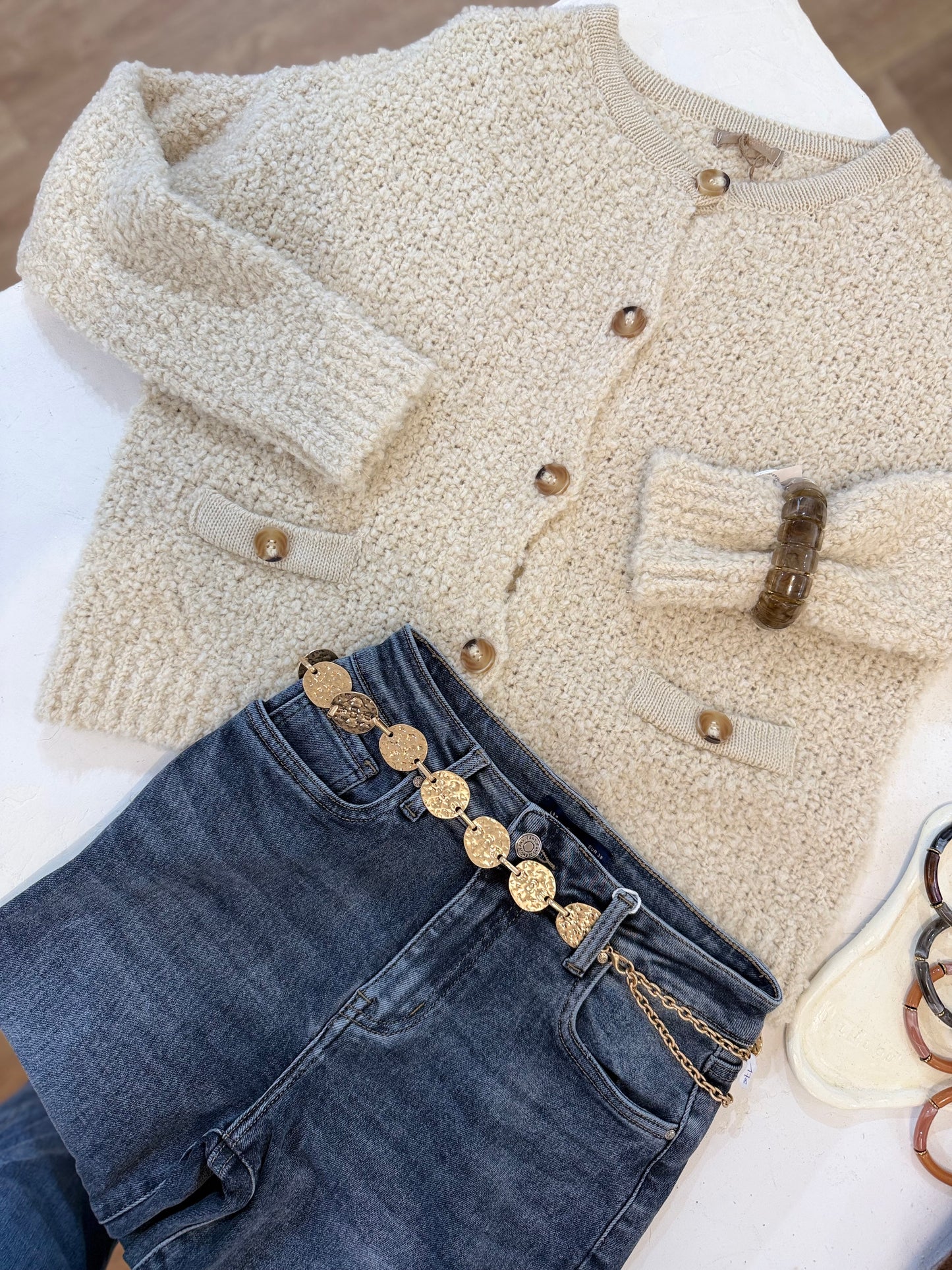 Cardigan Madelaine - écru