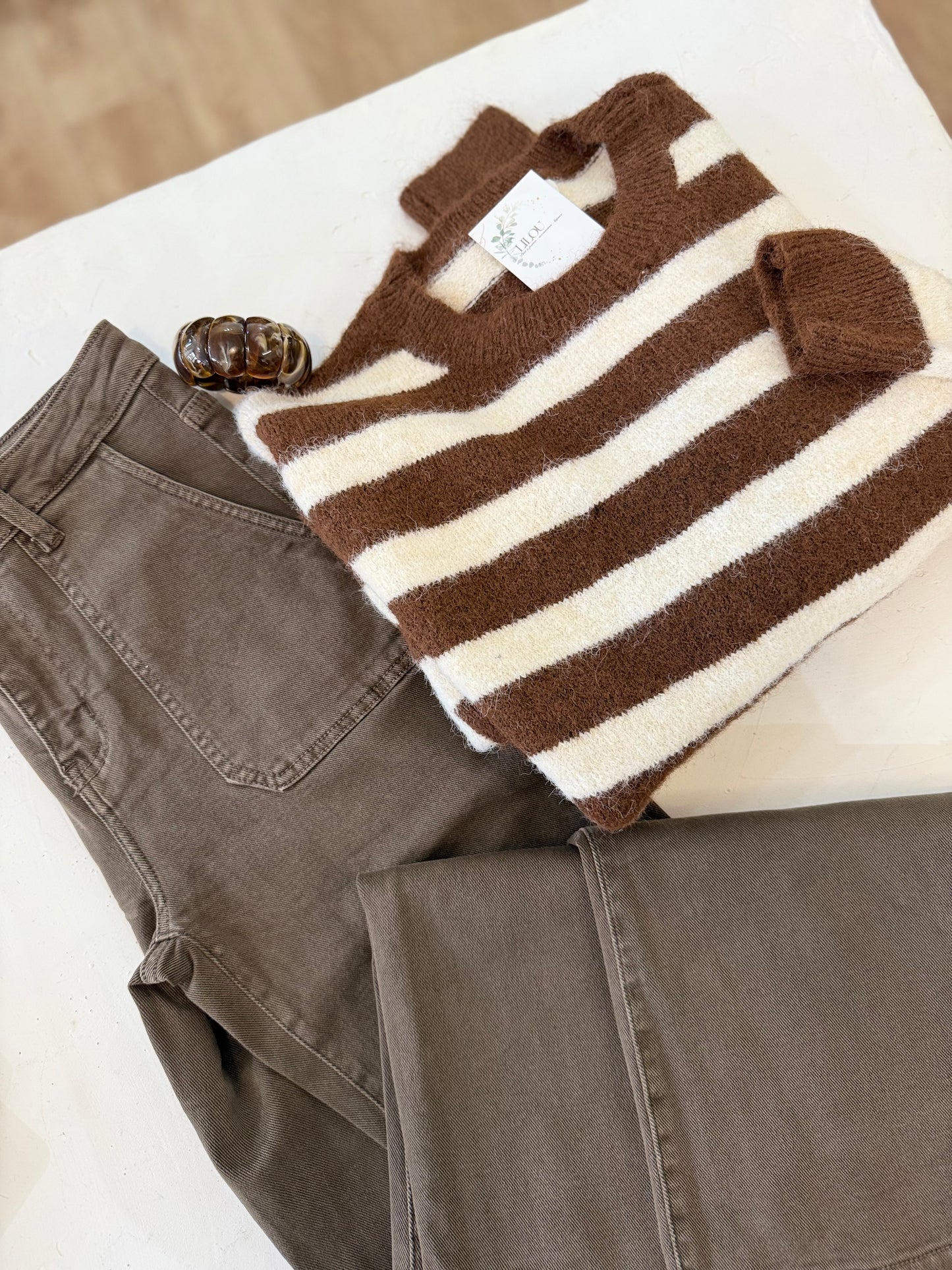 Pantalon SIENNA - Chocolat