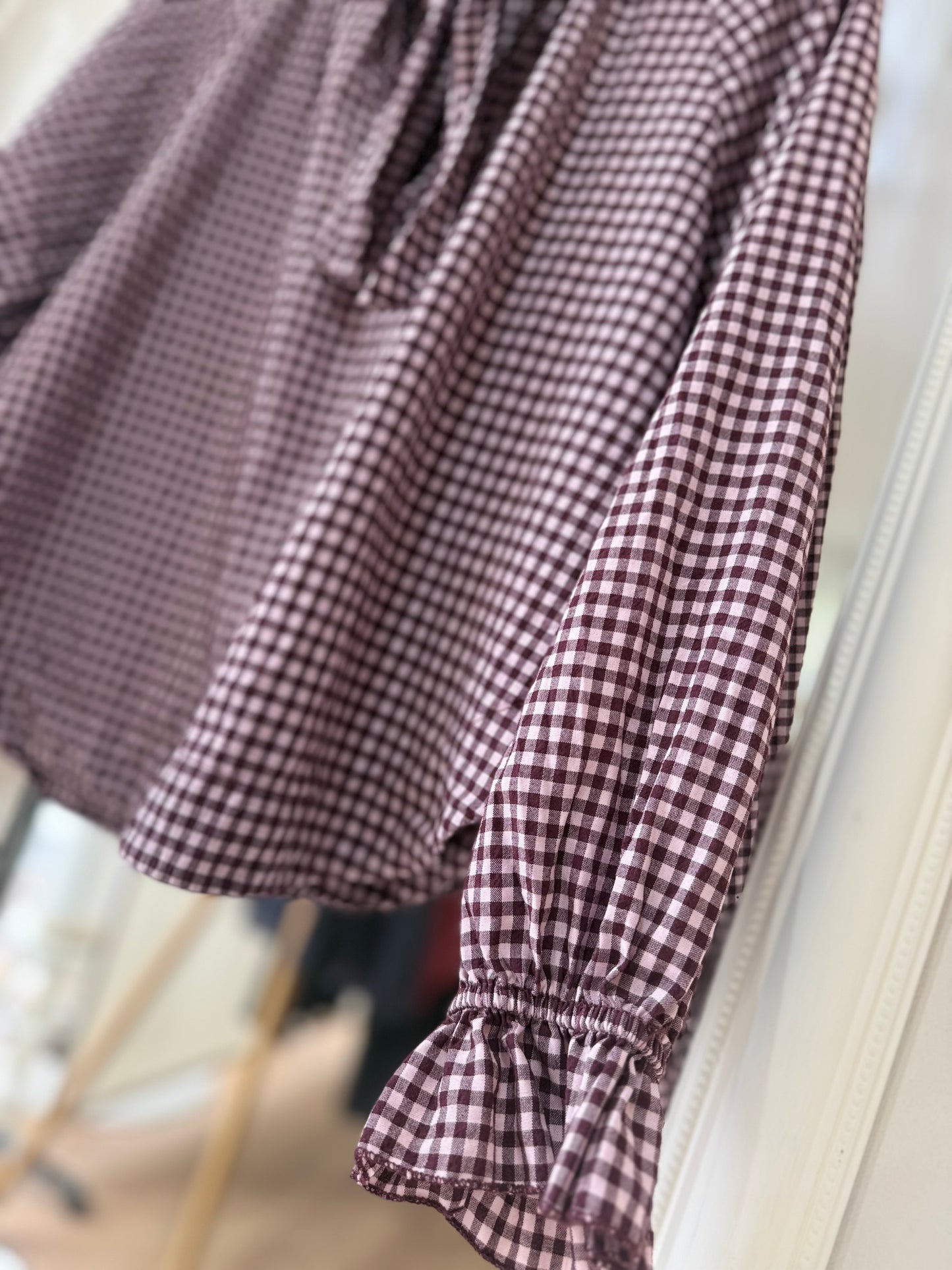 Blouse LINE - Vichy prune